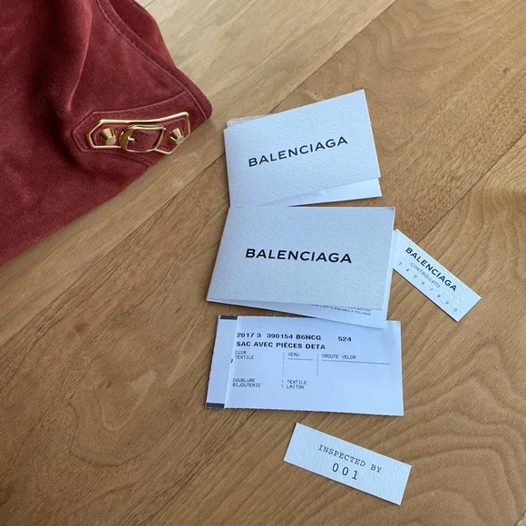 Authentic Balenciaga metallic “Edge City” bag - Picture 7 of 15